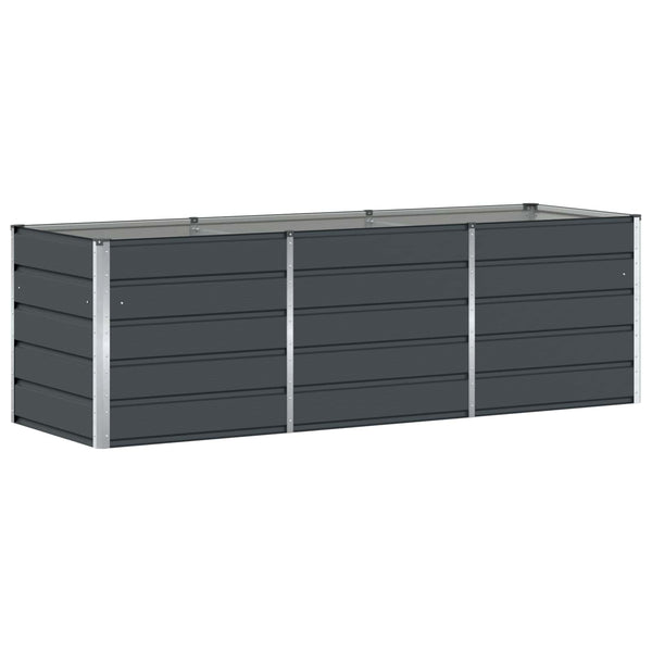 Anthrazit Pflanzkübel 240 cm Stahl