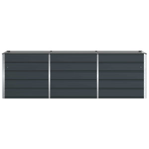 Anthrazit Pflanzkübel 240 cm Stahl