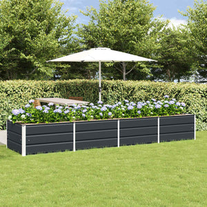 Anthrazit Pflanzkübel 320 cm Stahl