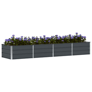 Anthrazit Pflanzkübel 320 cm Stahl