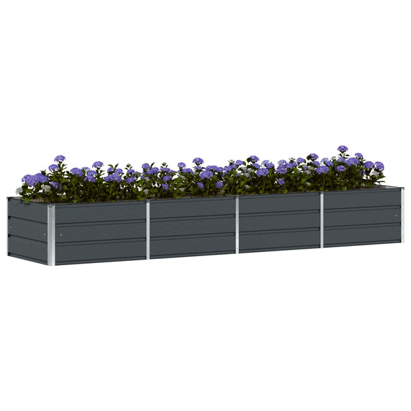 Anthrazit Pflanzkübel 320 cm Stahl