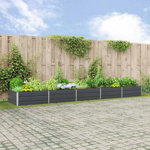 Anthrazit Pflanzkübel 480cm Verzinkter Stahl
