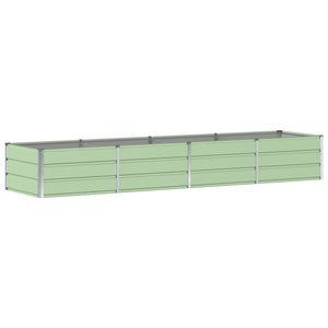 Grüner Stahl Pflanzkübel 320x80x45cm