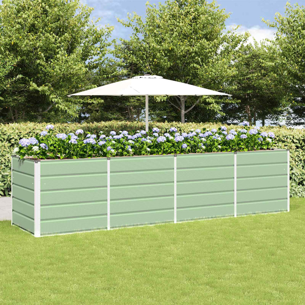 Grüner Stahl Pflanzkübel 320cm