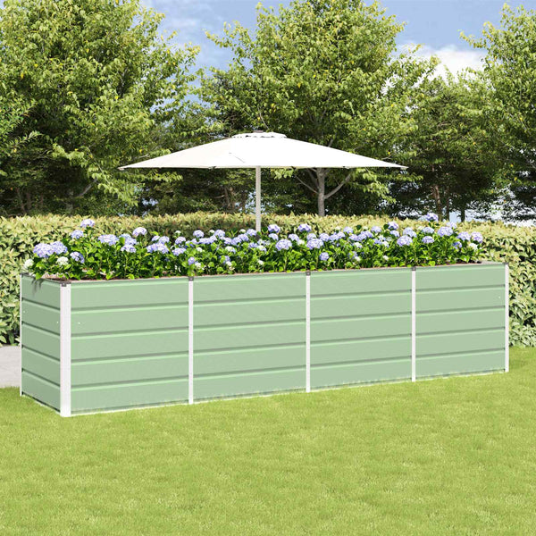 Grüner Stahl Pflanzkübel 320cm