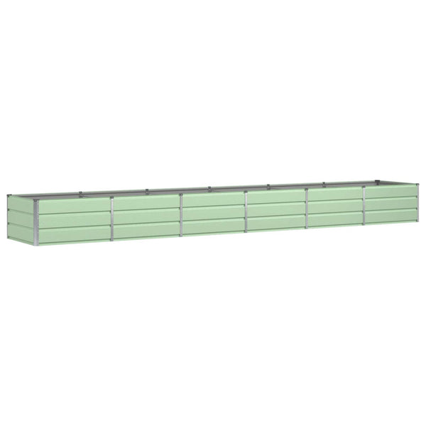 Grüner Stahl Pflanzkübel 480x80x45cm