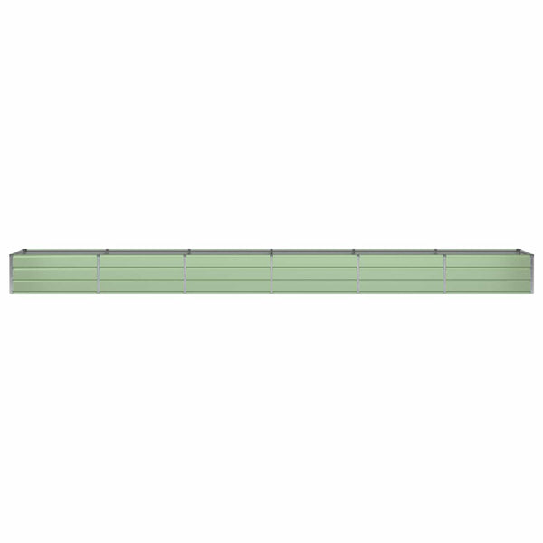Grüner Stahl Pflanzkübel 600x80x45cm