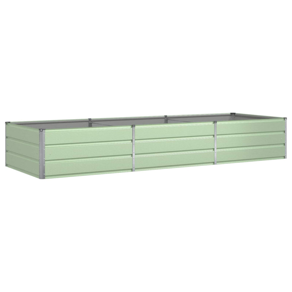 Pastellgrüner Pflanzkübel, 290 cm, Verzinkt