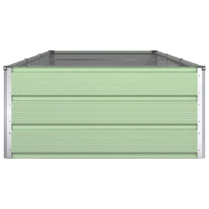 vidaXL Jardinière vert pastel 290 x 100 x 45 cm Acier galvanisé