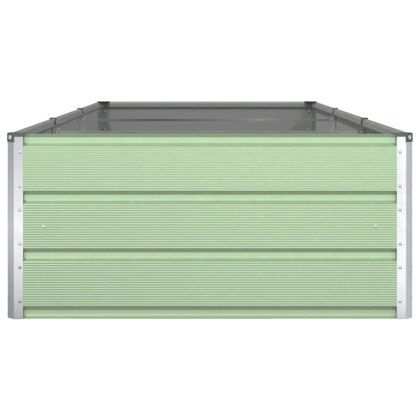 vidaXL Jardinière vert pastel 290 x 100 x 45 cm Acier galvanisé