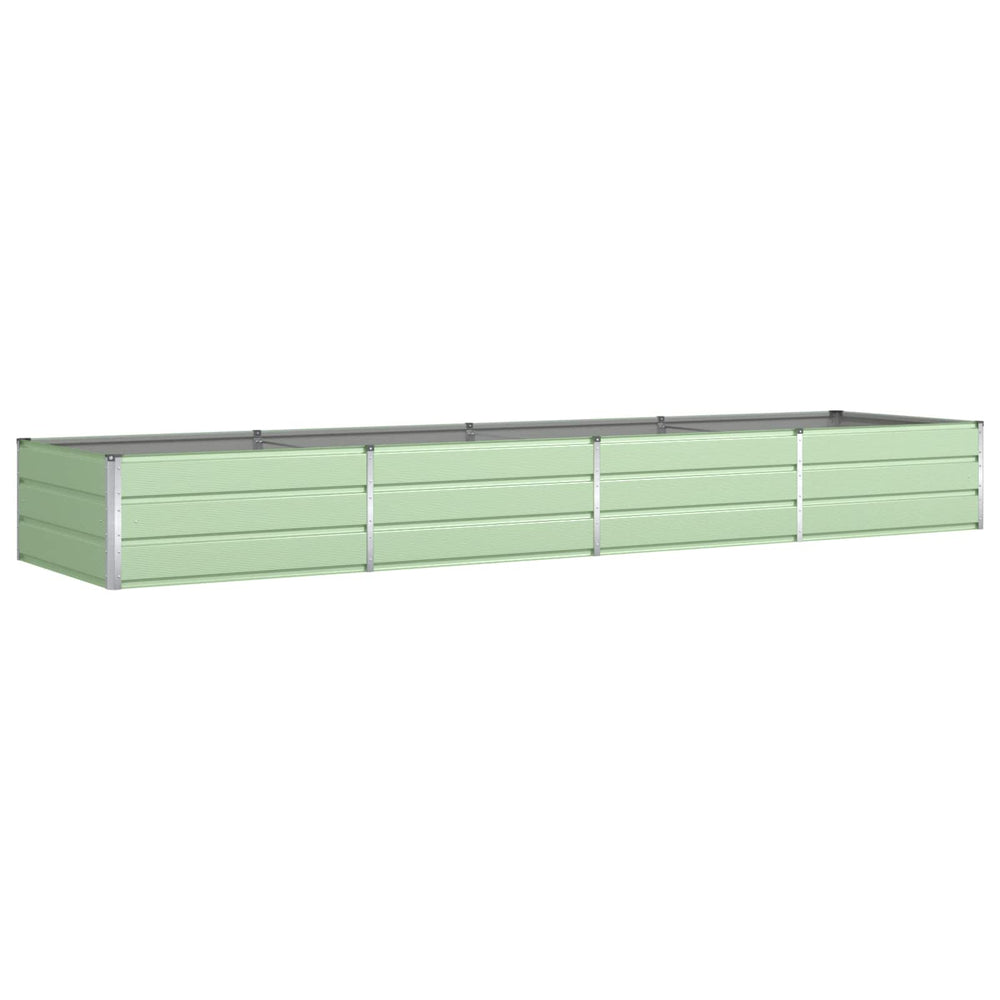 Pastellgrüner Pflanzkübel, 385 cm, Verzinkter Stahl