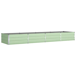 Pastellgrüner Pflanzkübel, 385 cm, Verzinkter Stahl