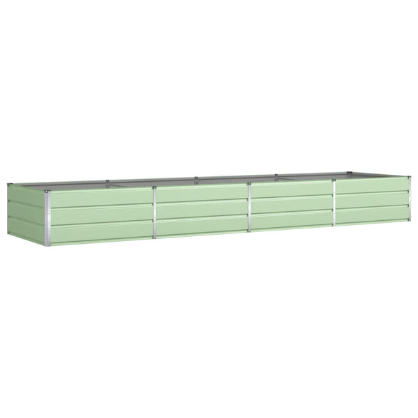 Pastellgrüner Pflanzkübel, 385 cm, Verzinkter Stahl