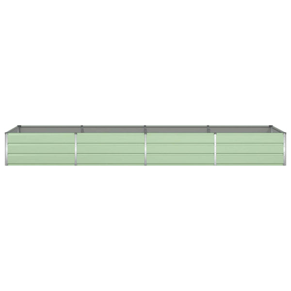 Pastellgrüner Pflanzkübel, 385 cm, Verzinkter Stahl