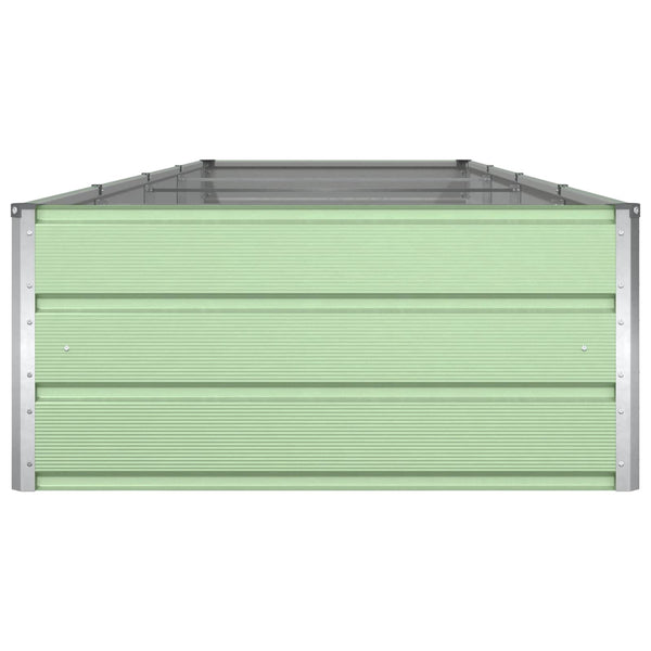 Pastellgrüner Pflanzkübel, 385 cm, Verzinkter Stahl