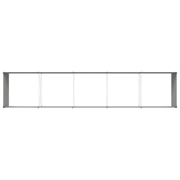 Pastellgrüner Pflanzkübel 480cm Verzinkt