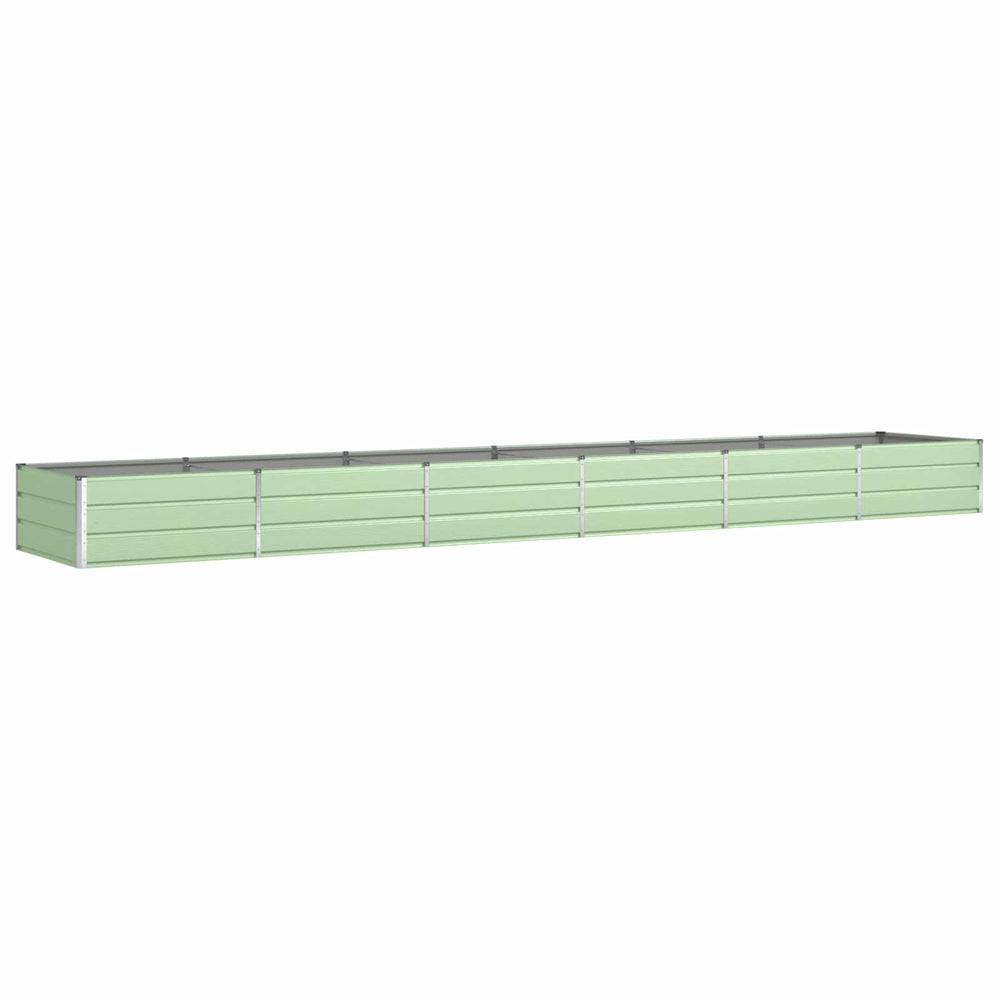 Pastellgrüner Pflanzkübel 580 cm Verzinkt
