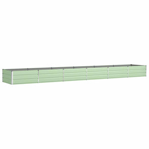 vidaXL Jardinière vert pastel 580 x 100 x 45 cm Acier galvanisé