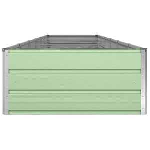 vidaXL Jardinière vert pastel 580 x 100 x 45 cm Acier galvanisé