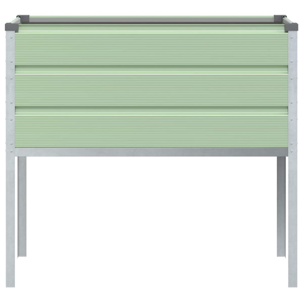 Pastellgrüner Pflanzkübel 100cm