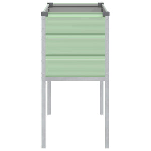 Pastellgrüner Pflanzkübel 100cm