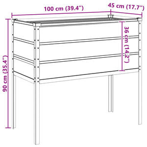 Pastellgrüner Pflanzkübel 100cm