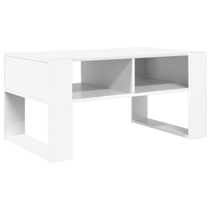 Couchtisch Weiß mit Stauraum 92x53 cm