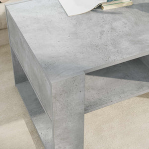 Beton Grau Couchtisch 92x53 cm