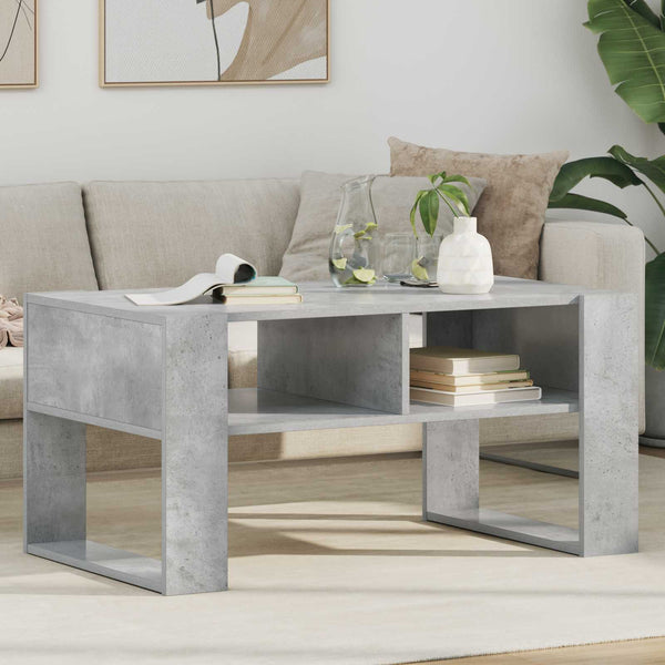 Beton Grau Couchtisch 92x53 cm