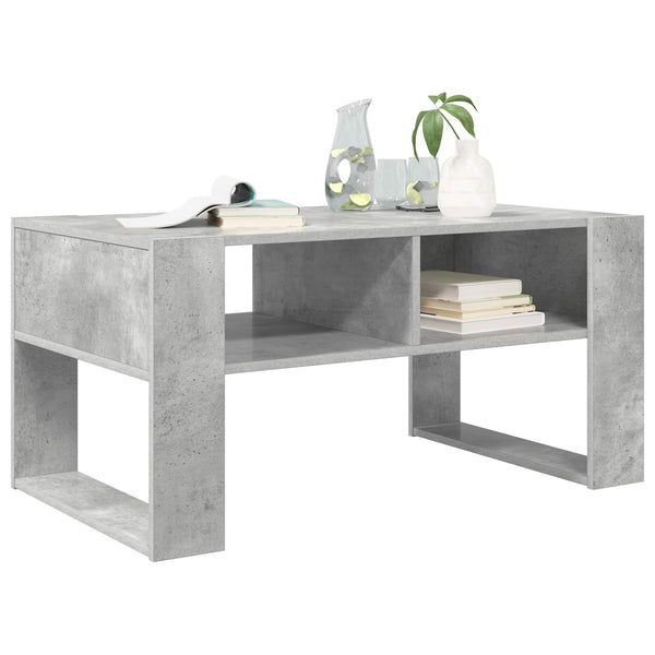 Beton Grau Couchtisch 92x53 cm