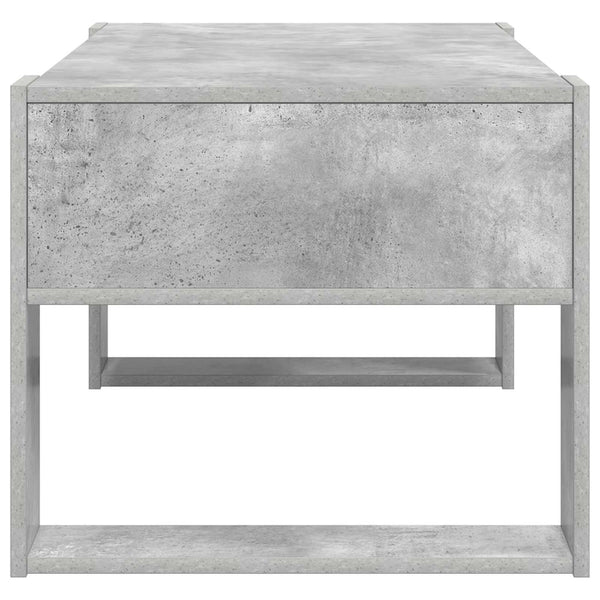 Beton Grau Couchtisch 92x53 cm