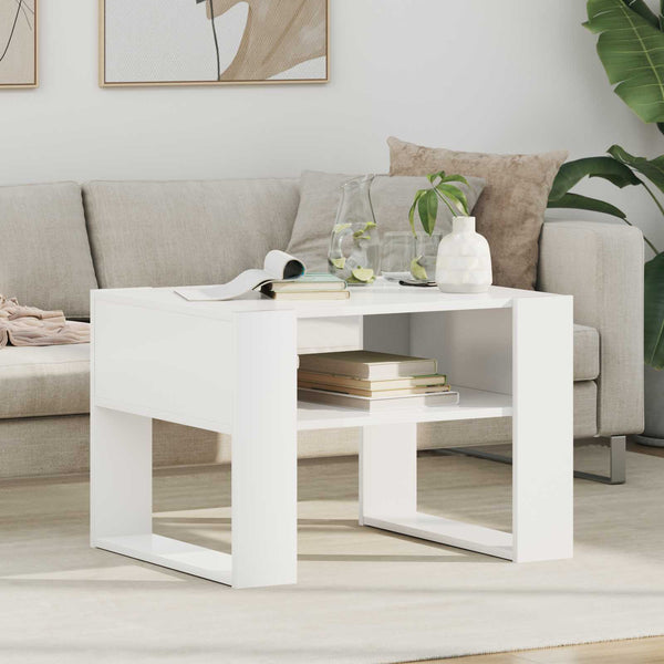 Couchtisch Weiß mit Stauraum