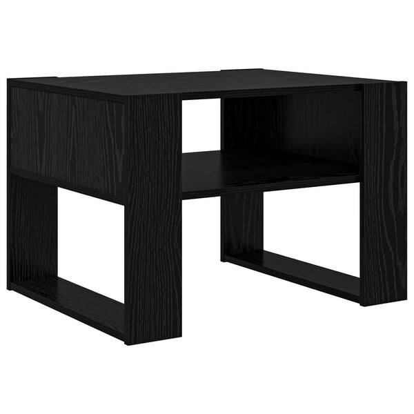 Schwarzer Couchtisch Eichenoptik