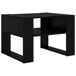 Schwarzer Couchtisch Eichenoptik