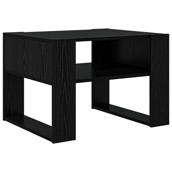 Schwarzer Couchtisch Eichenoptik