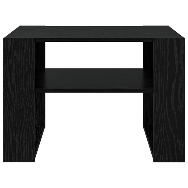 Schwarzer Couchtisch Eichenoptik
