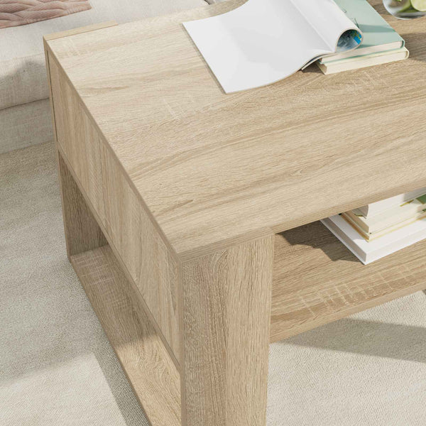Sonoma-Eiche Couchtisch, 66 cm