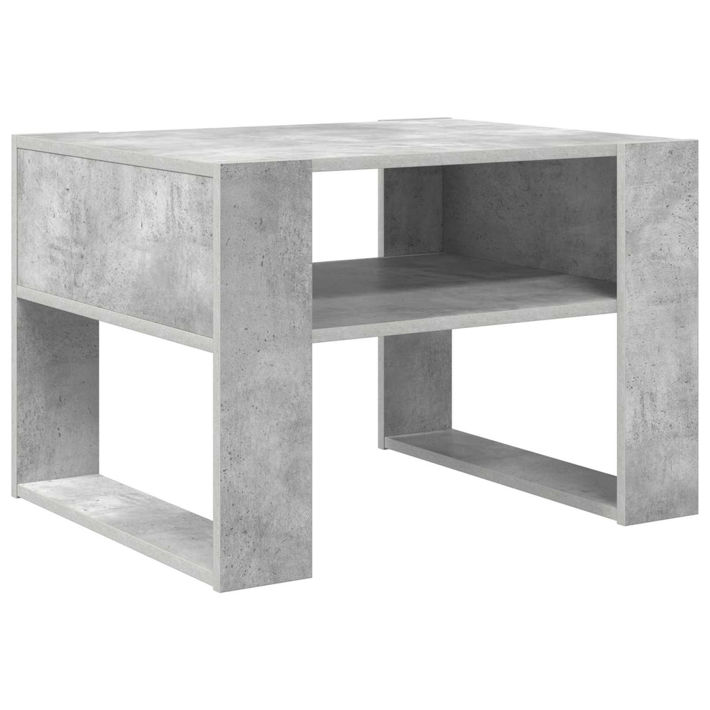 vidaXL Coffee Table Concrete Grey 66 x 53 x 45 cm Engineered Wood