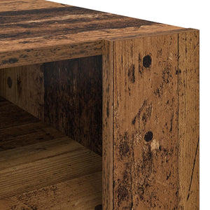Couchtisch mit Stauraum Altholz