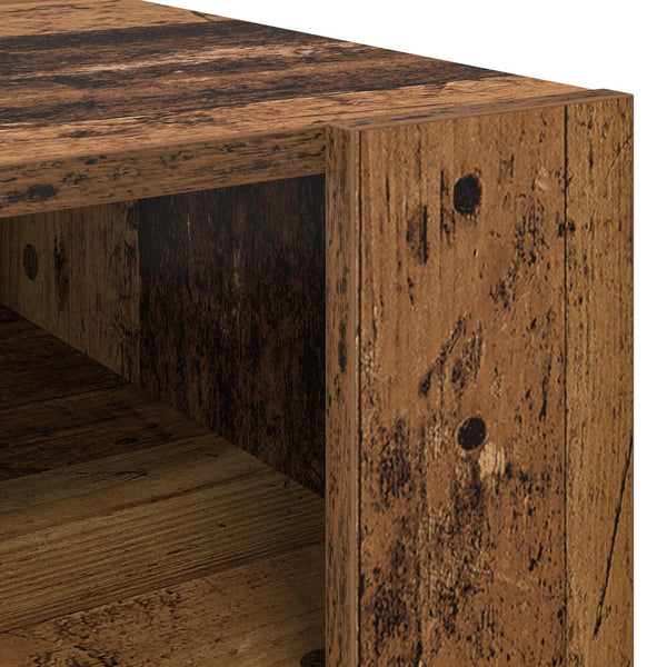 Couchtisch mit Stauraum Altholz