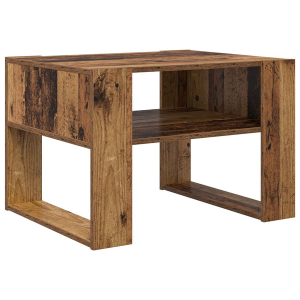 Couchtisch mit Stauraum Altholz