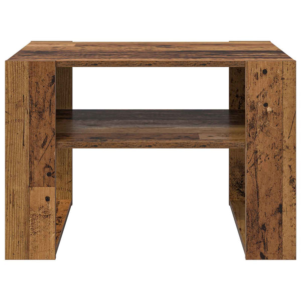 Couchtisch mit Stauraum Altholz