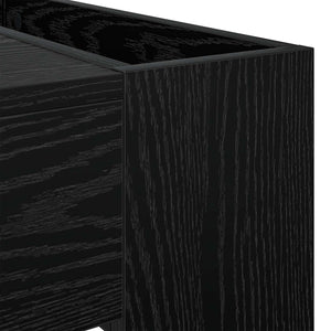Couchtisch Schwarz Eichenoptik 110 cm