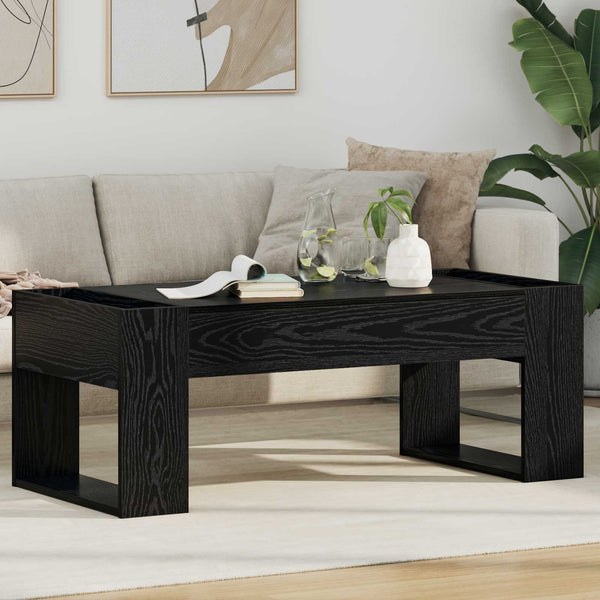 Couchtisch Schwarz Eichenoptik 110 cm