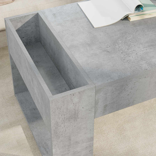 Couchtisch Beton Grau 110 cm