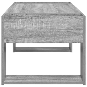 Couchtisch Sonoma Grau 110x50 cm
