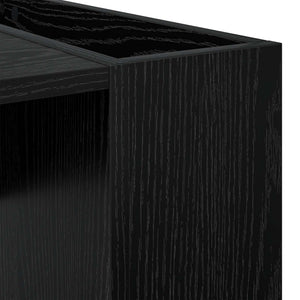Couchtisch Schwarz Eichenoptik 95x50 cm