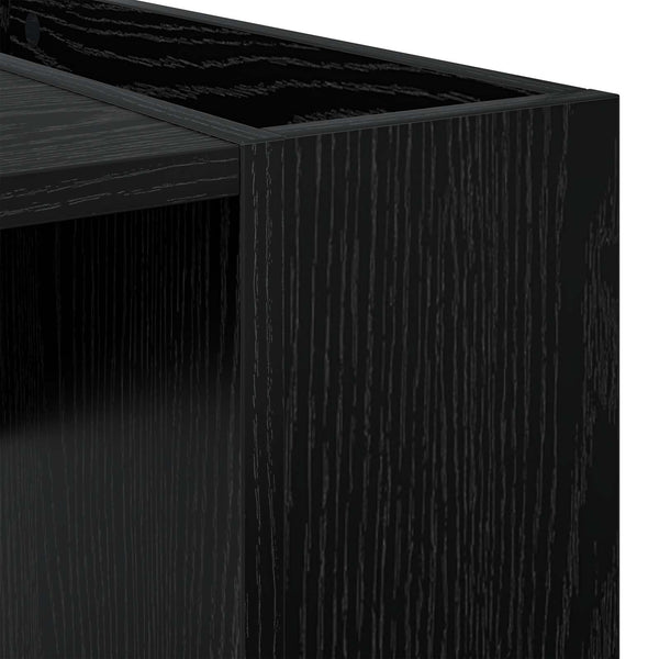 Couchtisch Schwarz Eichenoptik 95x50 cm