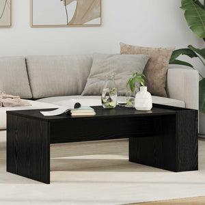 Couchtisch Schwarz Eichenoptik 95x50 cm