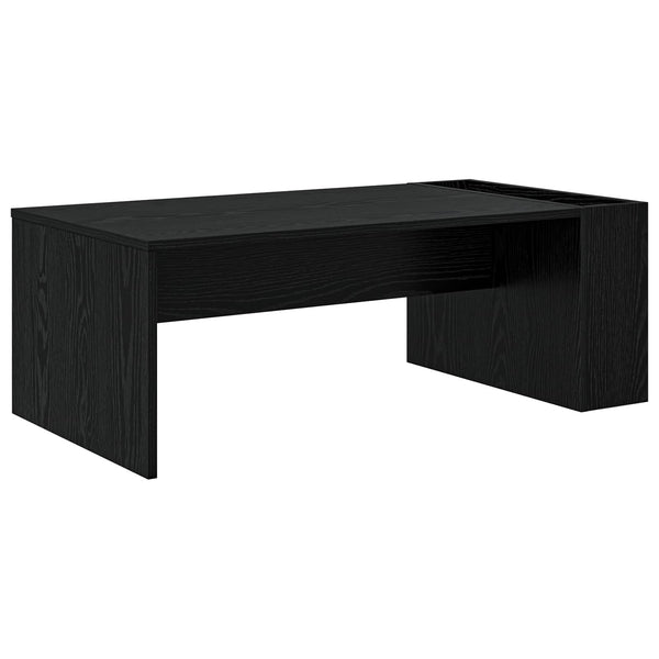 Couchtisch Schwarz Eichenoptik 95x50 cm